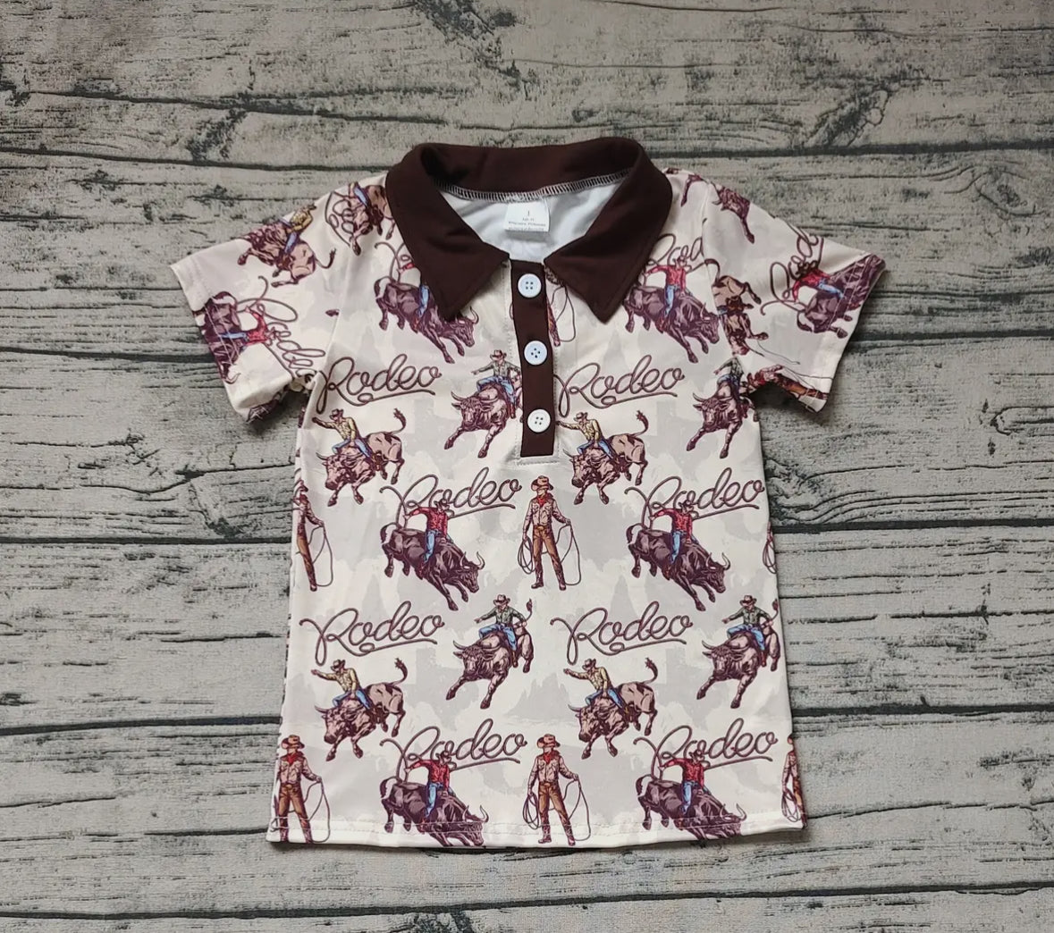 Rodeo Bull Polo Shirt