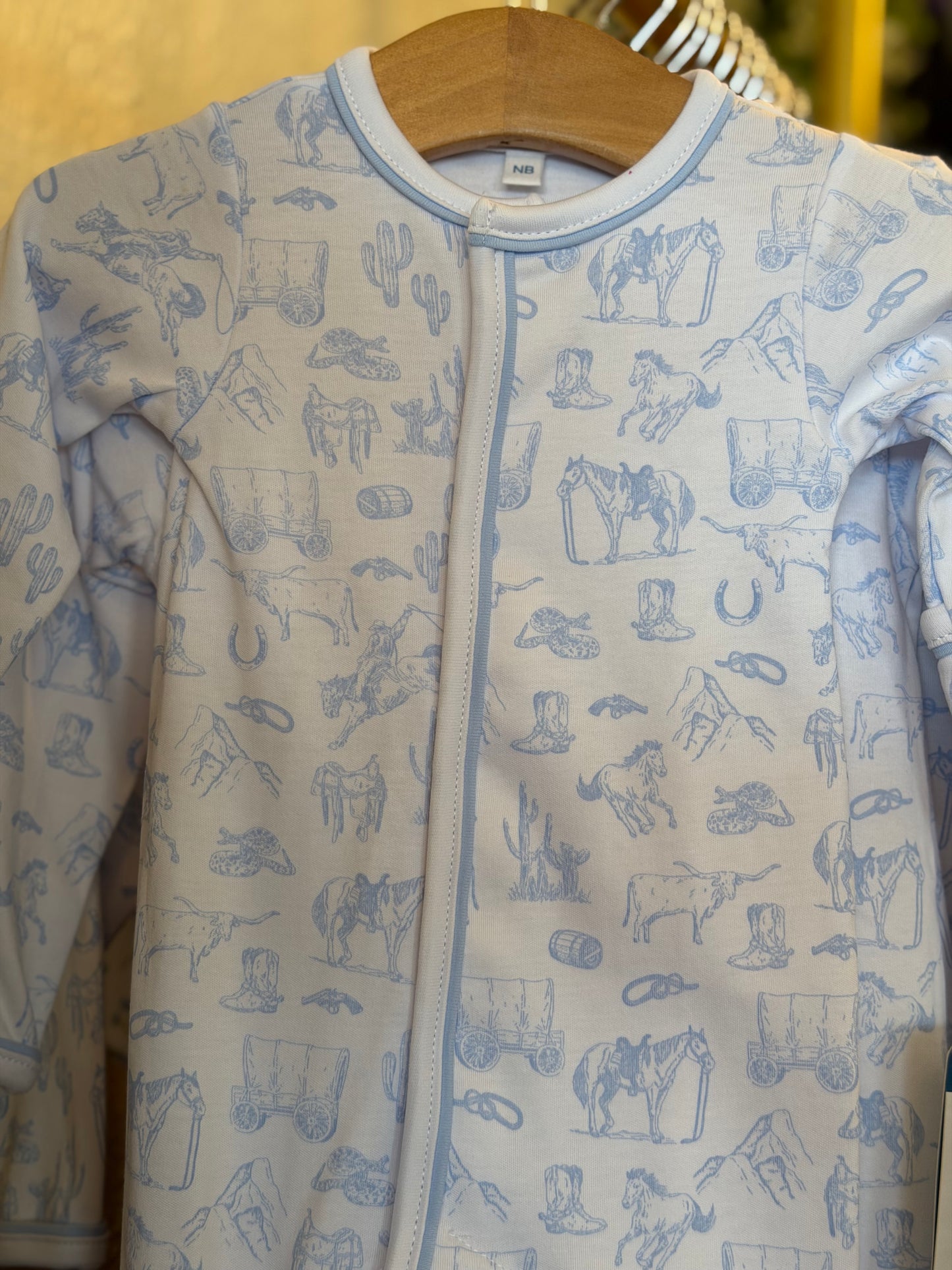 Wild West Toile Footie