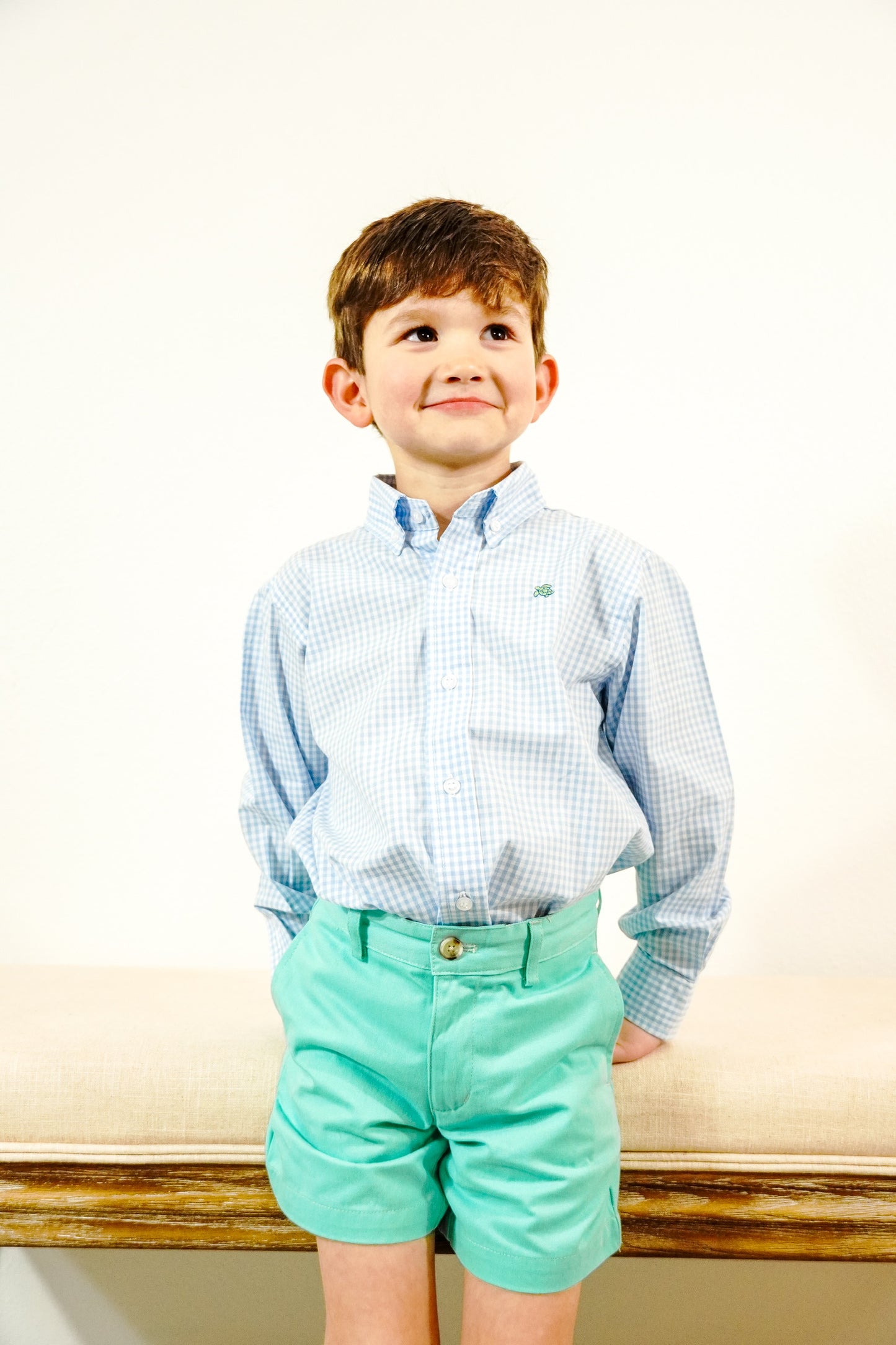 Blue Check-Roscoe Button Down