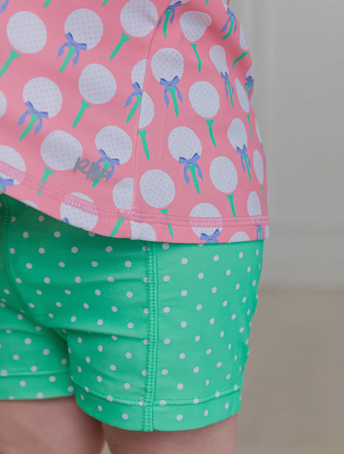 Pink Tee Time Dress & Bike Short Set