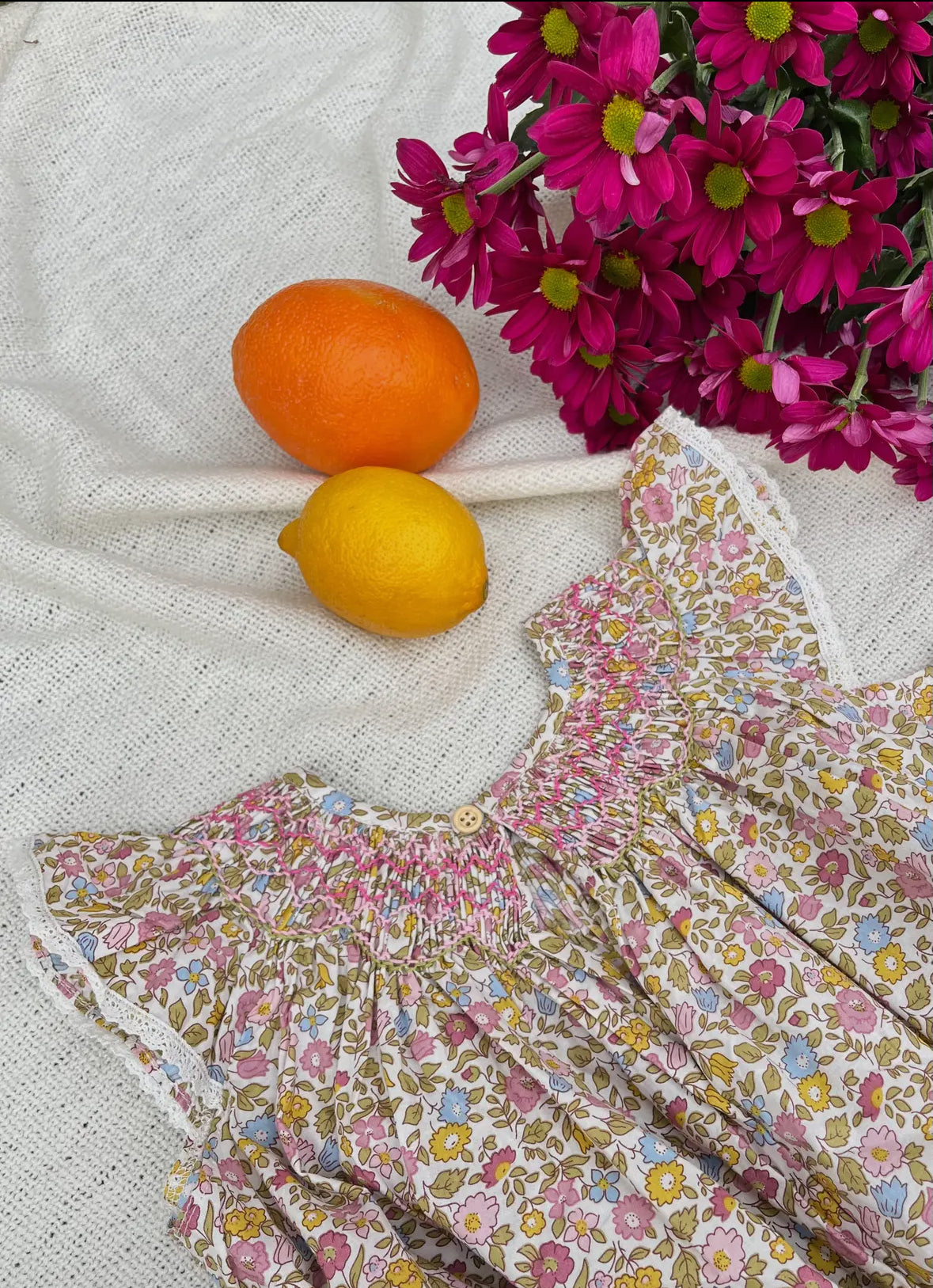 Kira Yellow Floral Dress