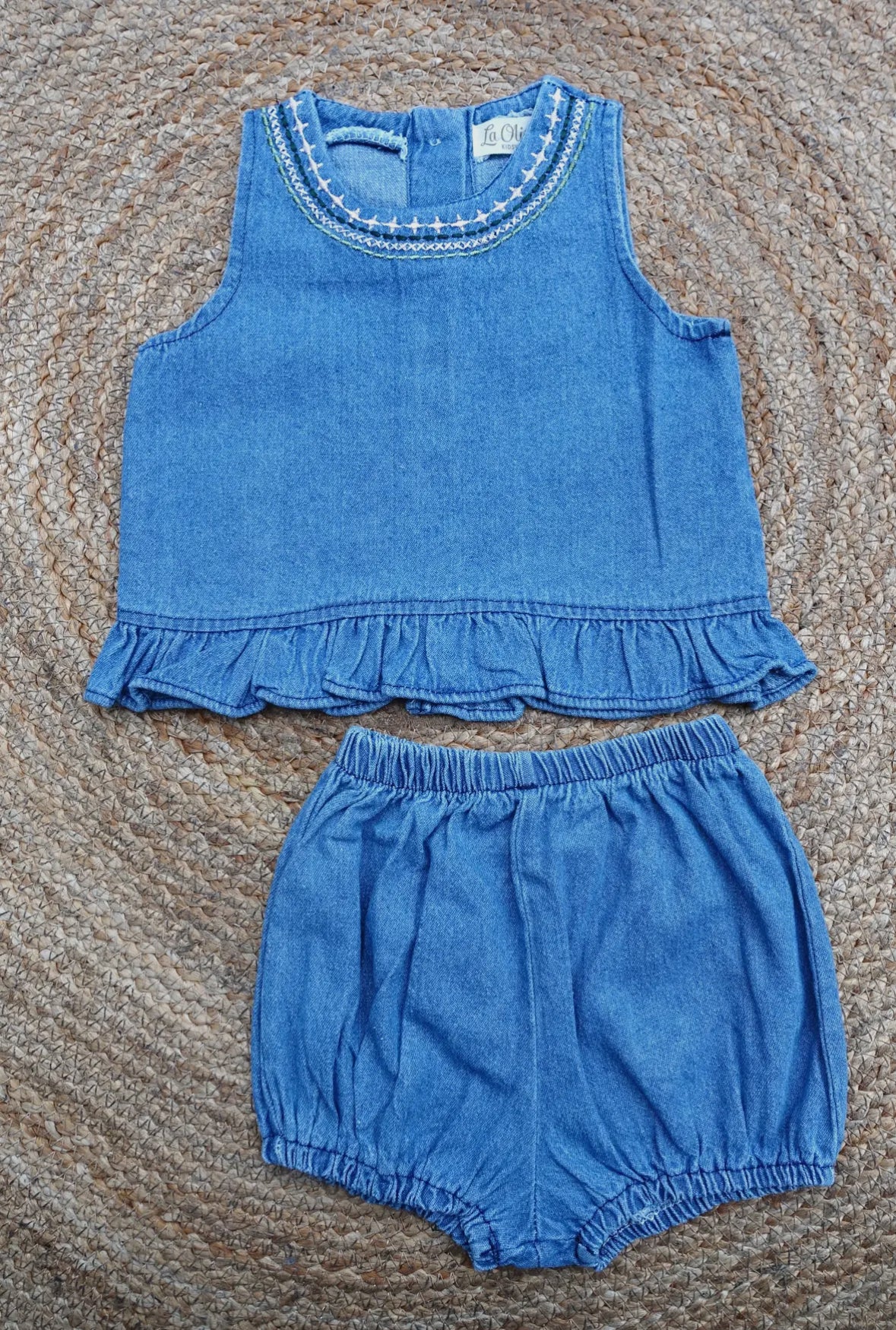 Glenda Denim Set