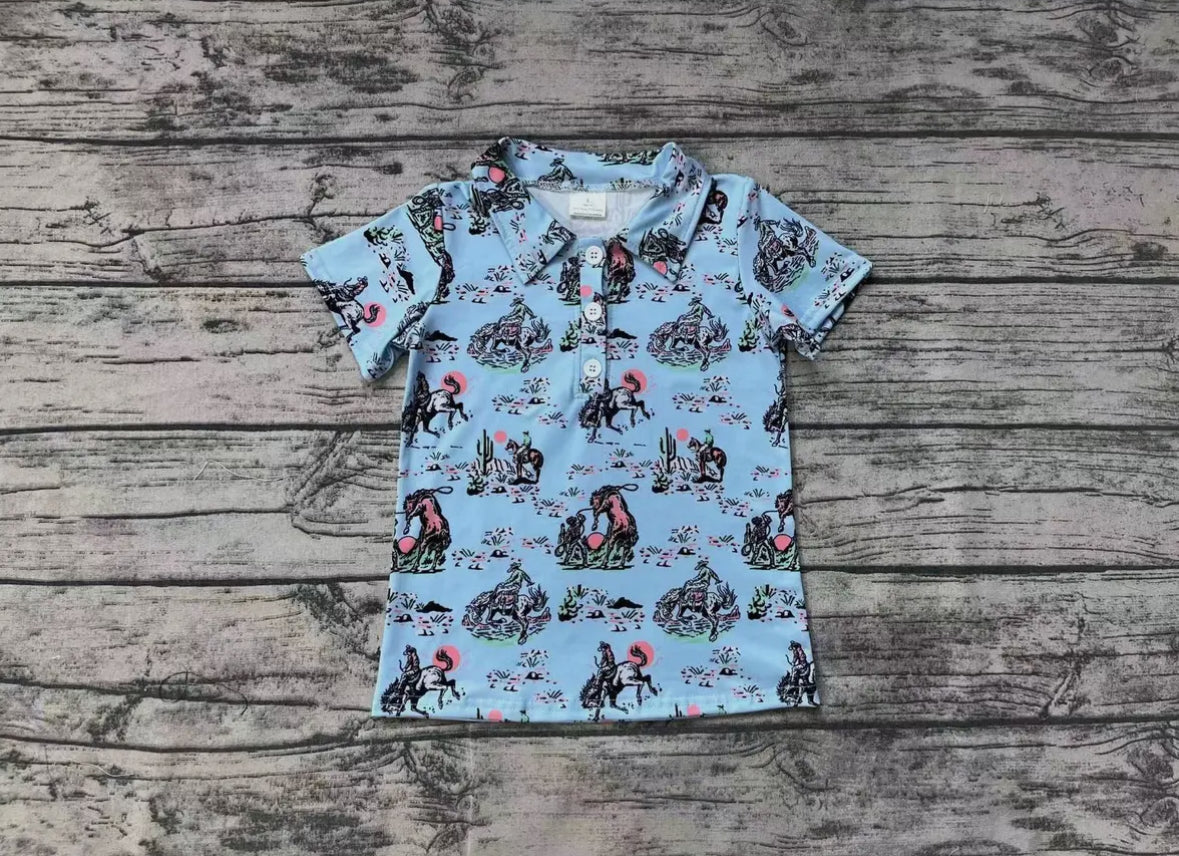 Western Rodeo Polo Shirt