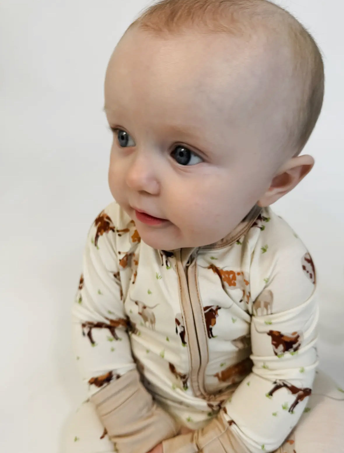 Longhorn Zip Pajamas