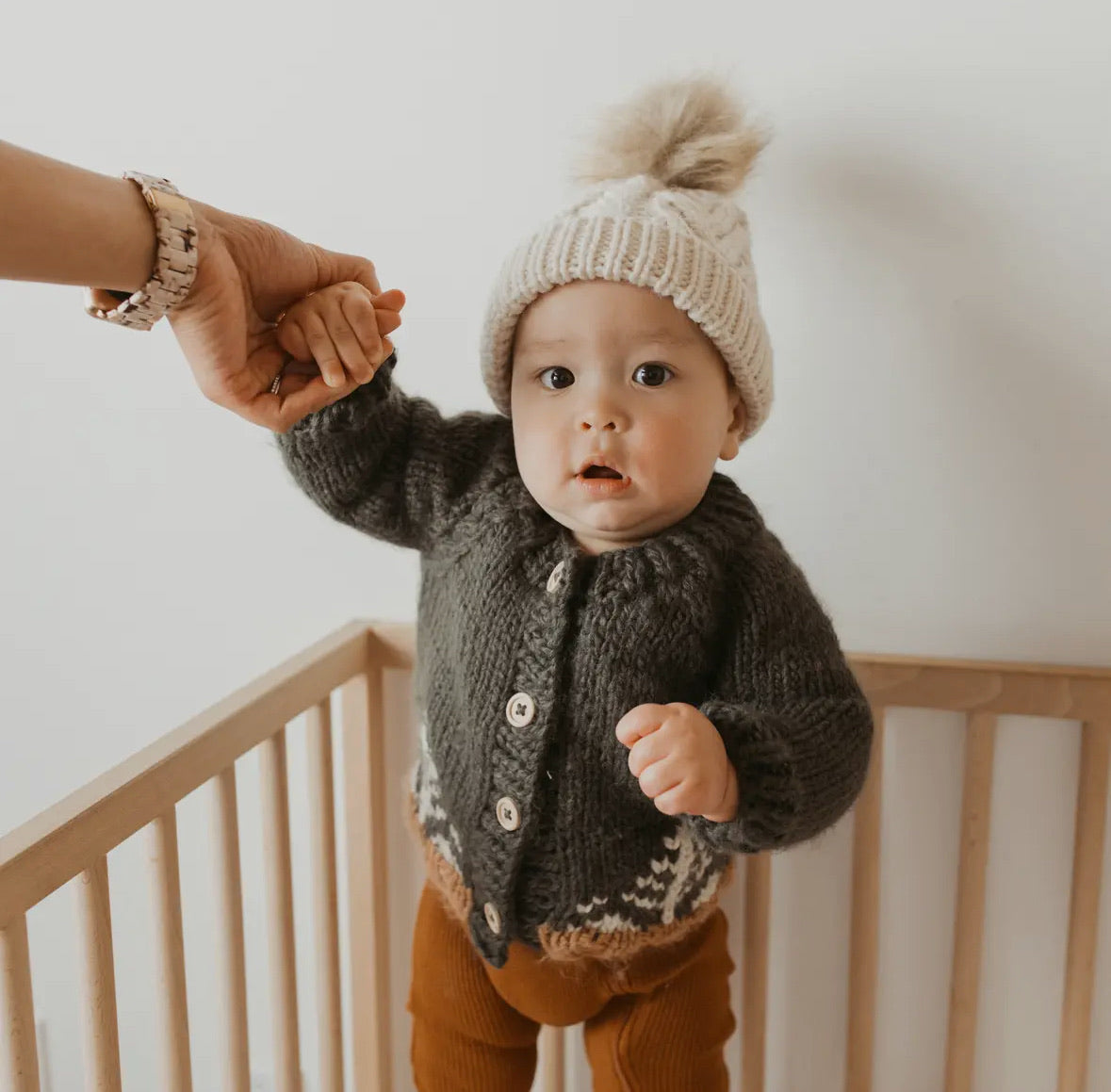 Forest Loden Cardigan Sweater