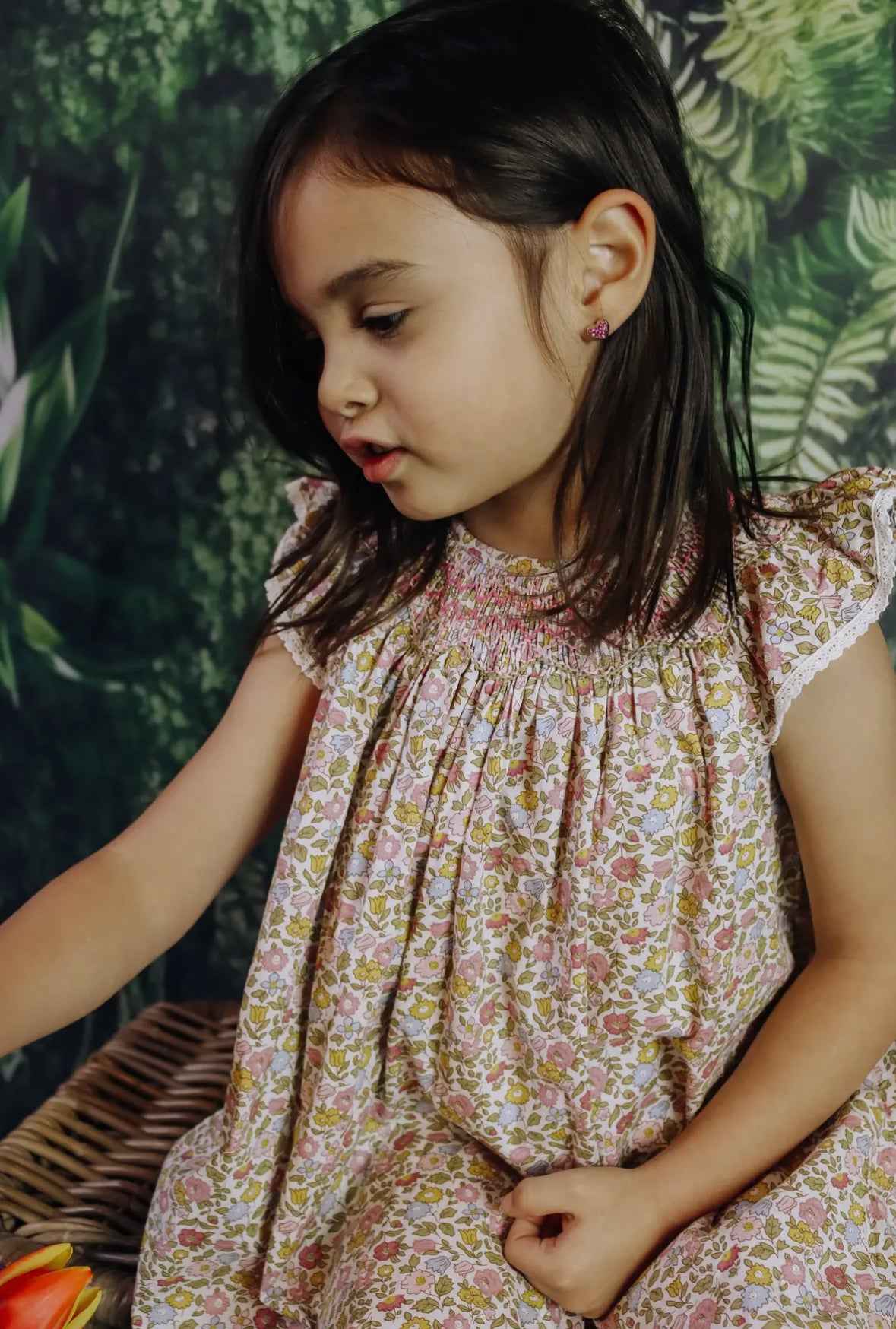 Kira Yellow Floral Dress