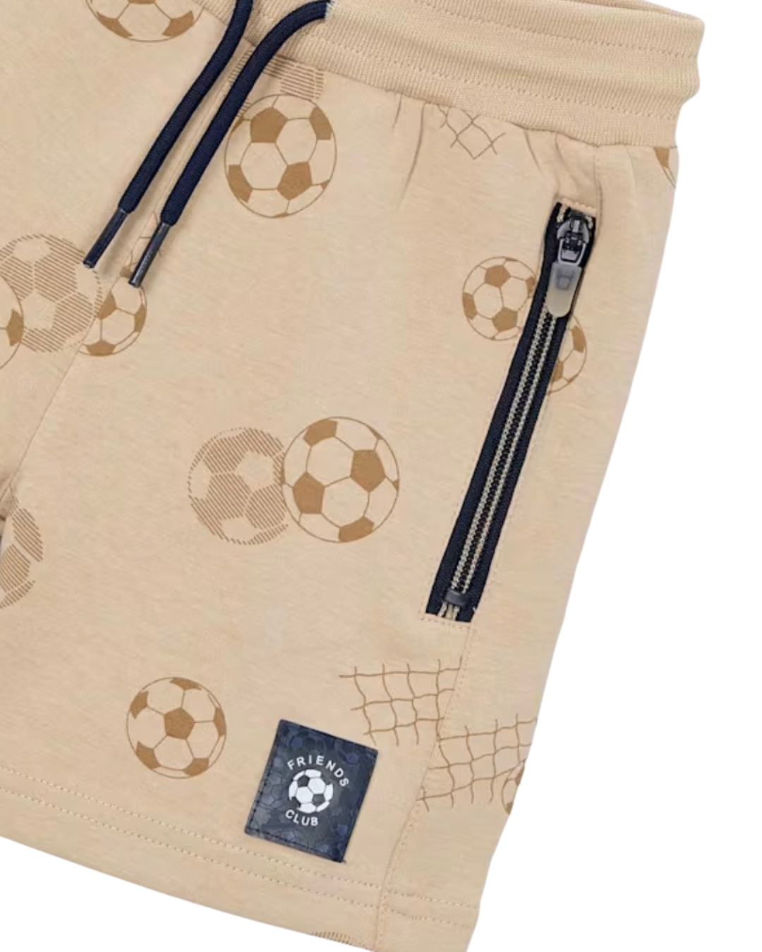 Soccer Bermuda Zipper Shorts