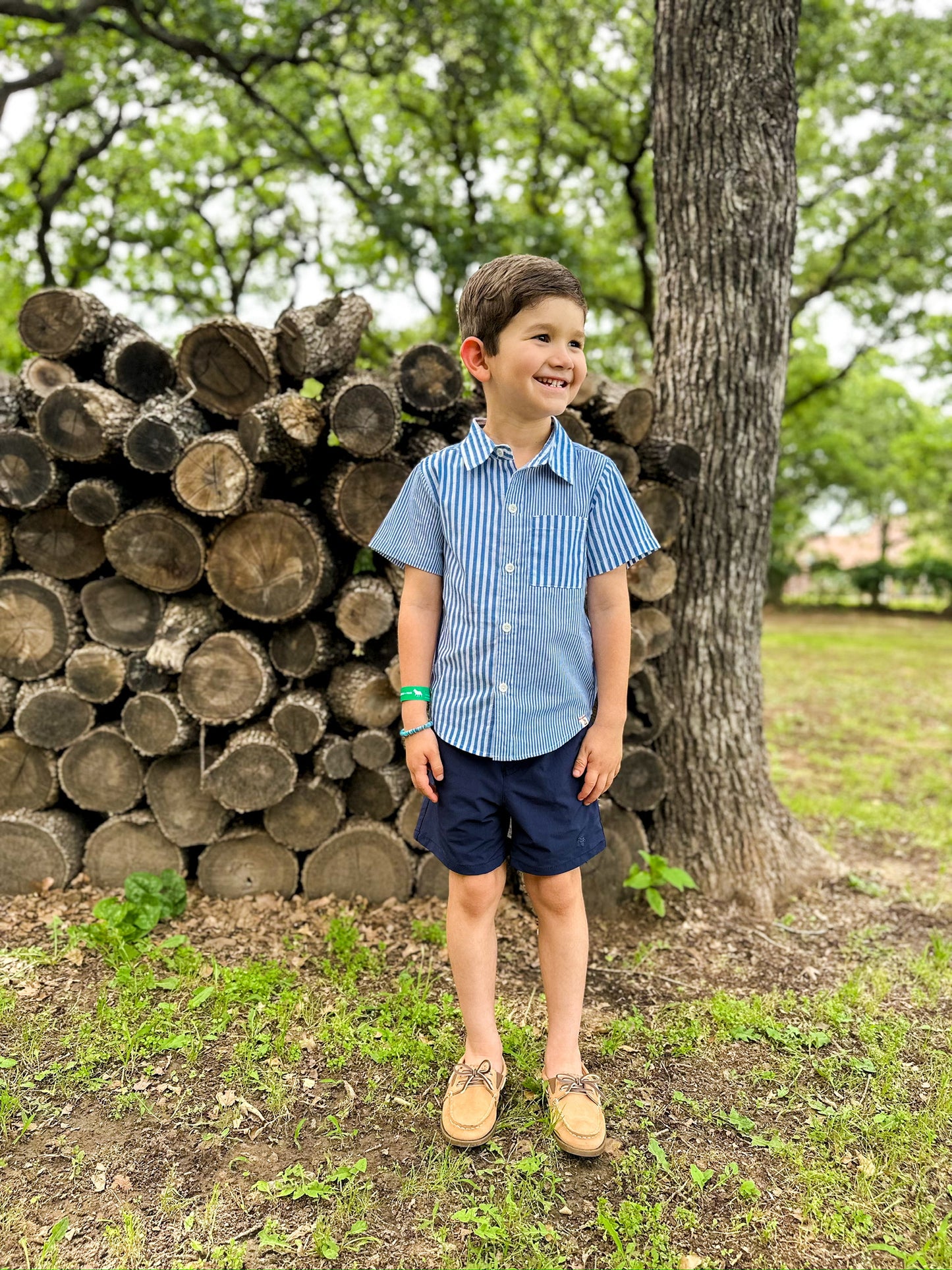 Arthur Short Sleeve Shirt -Blue