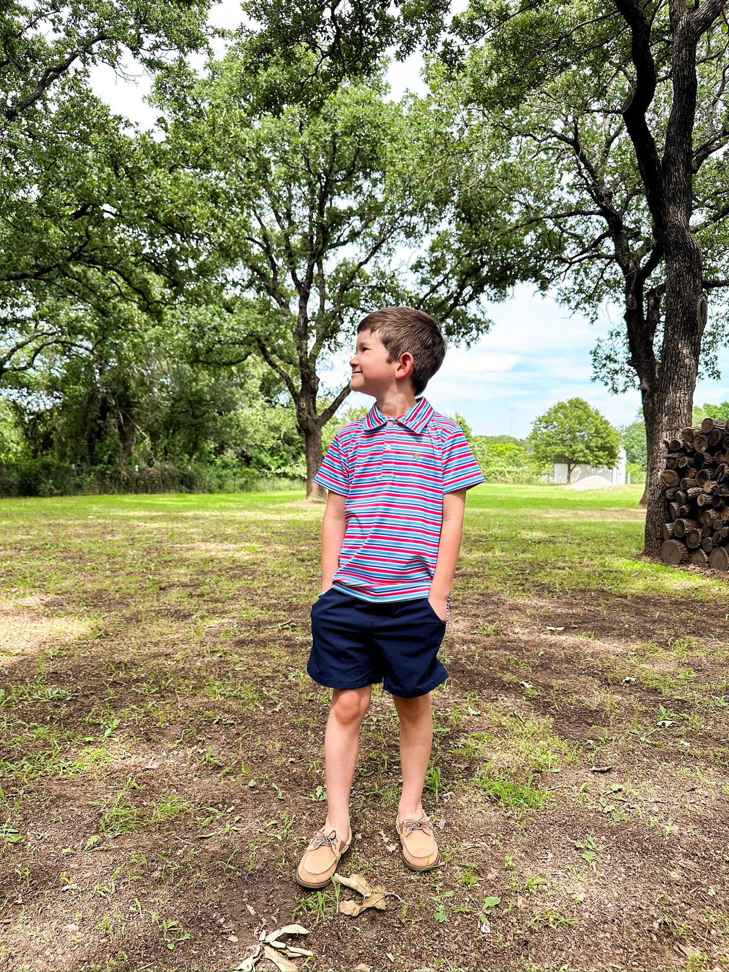 Navy-Dock Performance Short
