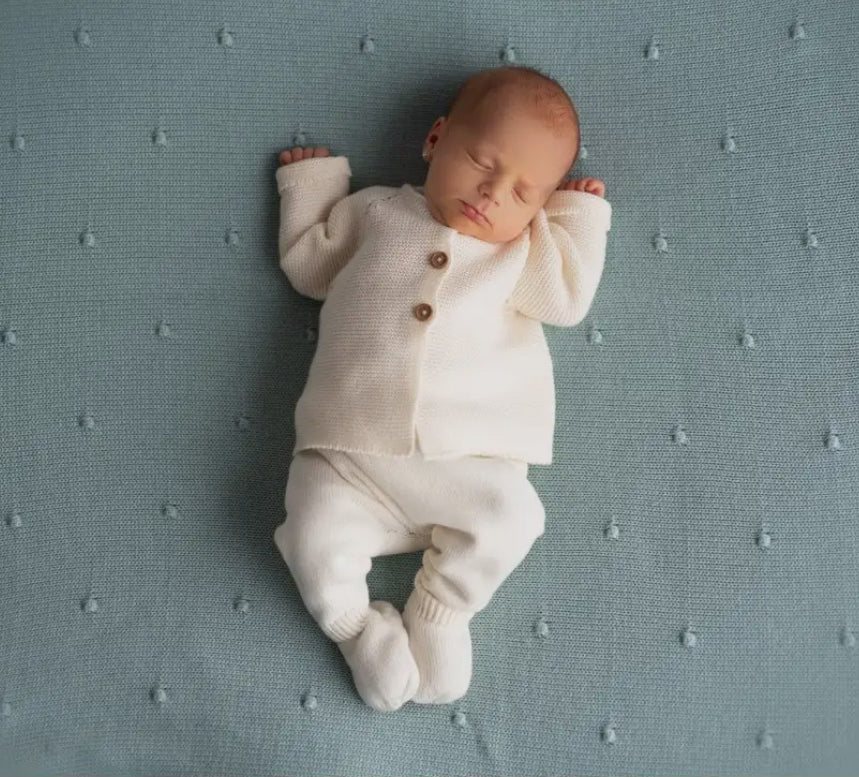 Newborn Outfit- Ecru