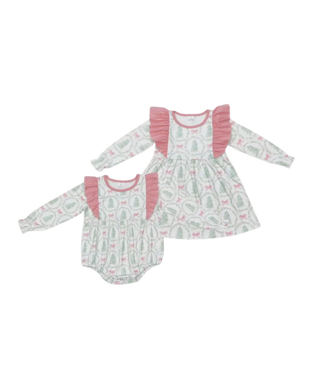 Pink Christmas Tree Dress