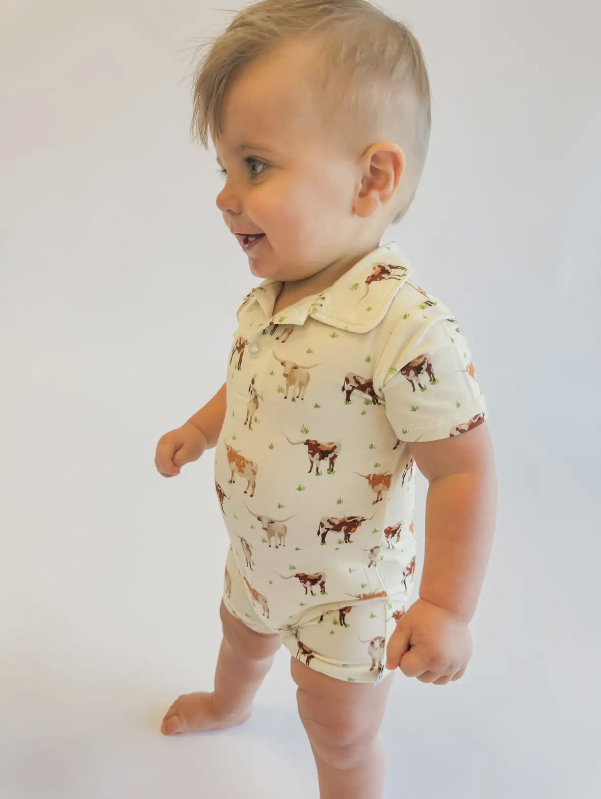 Longhorns Polo Romper