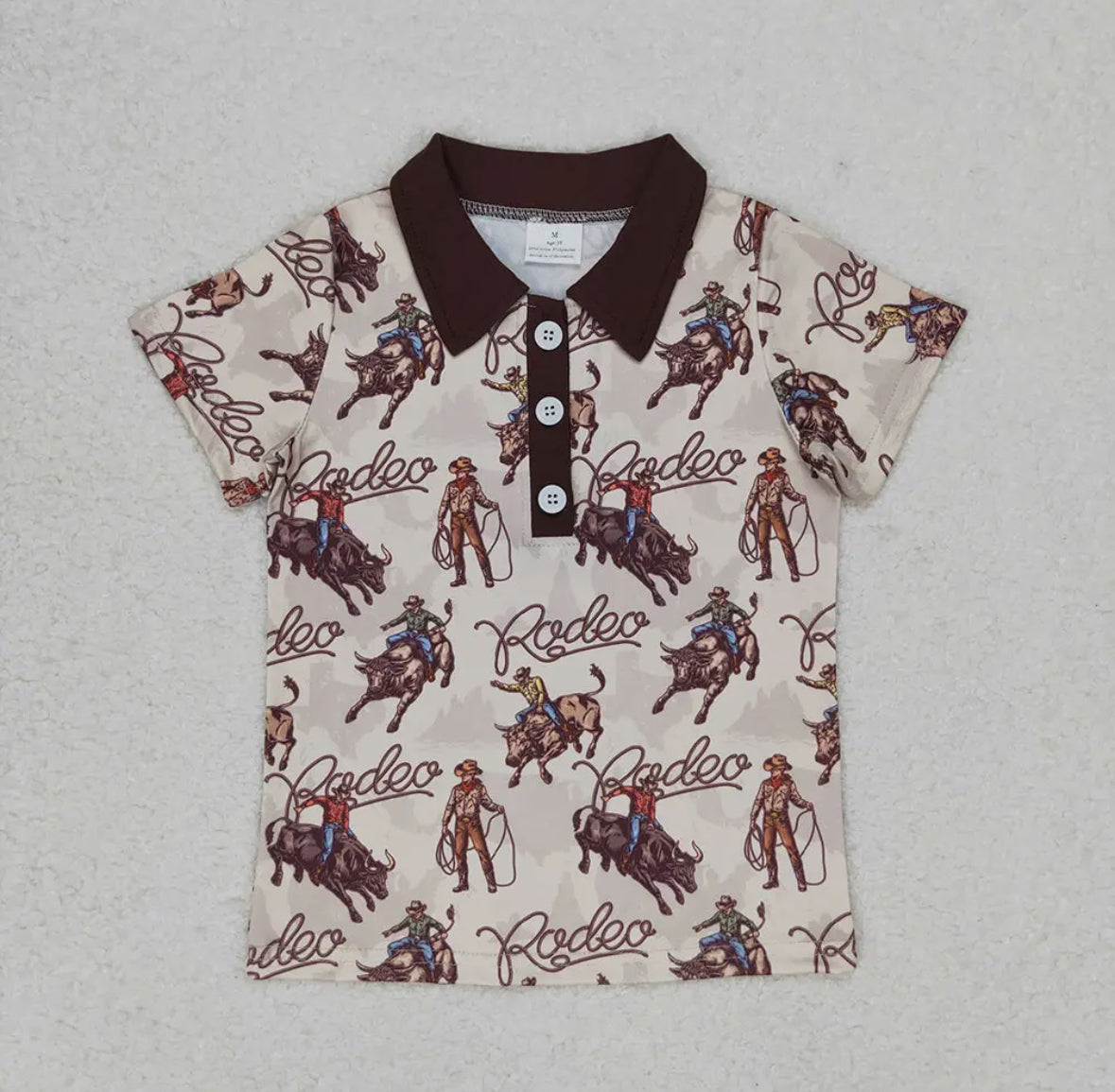 Rodeo Bull Polo Shirt