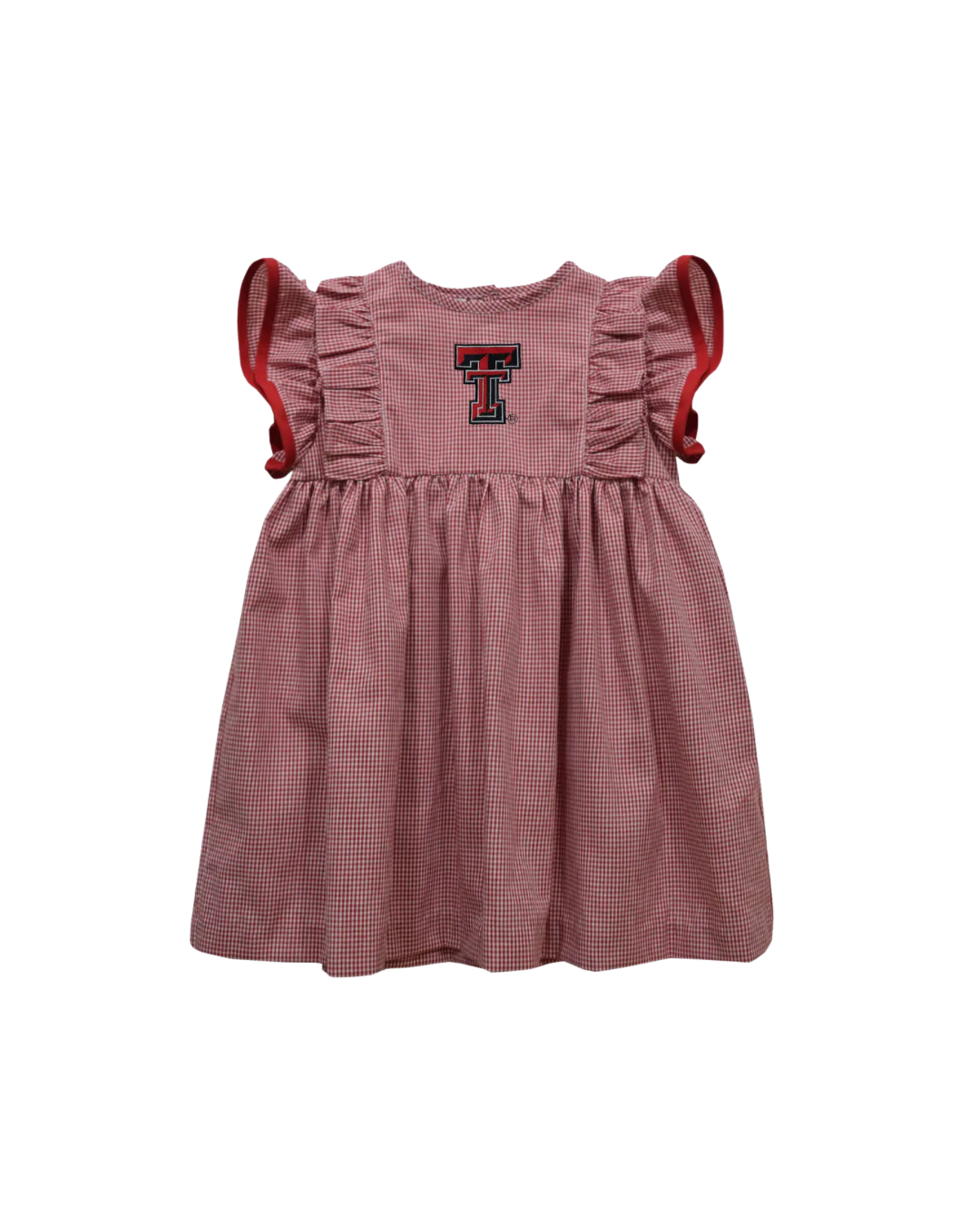 Texas Tech Red Raiders Embroidered Ruffle Dress