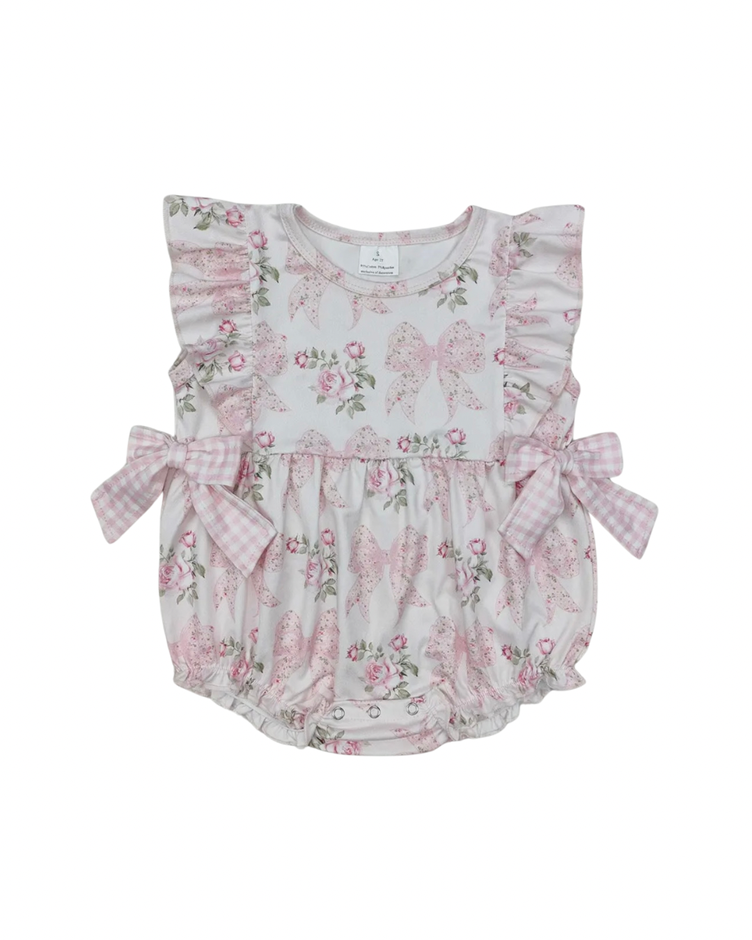Pink Bows and Flowers Bubble