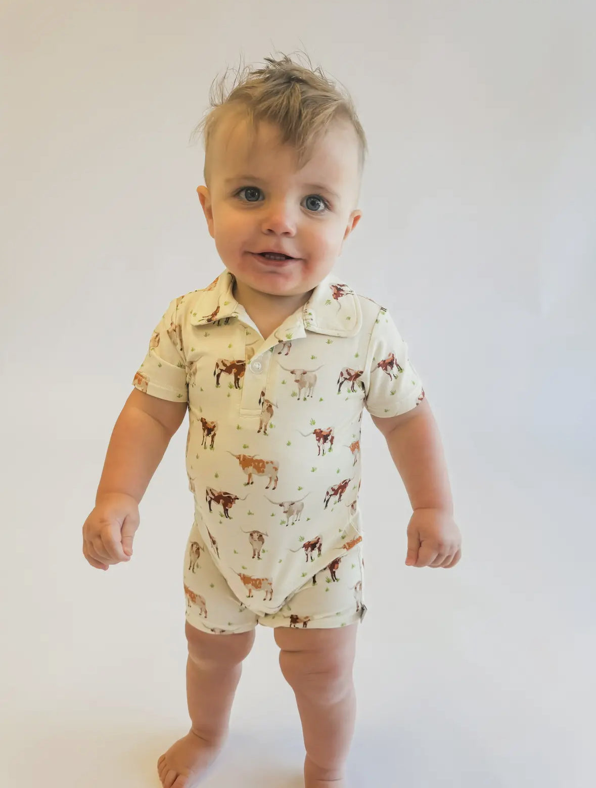 Longhorns Polo Romper