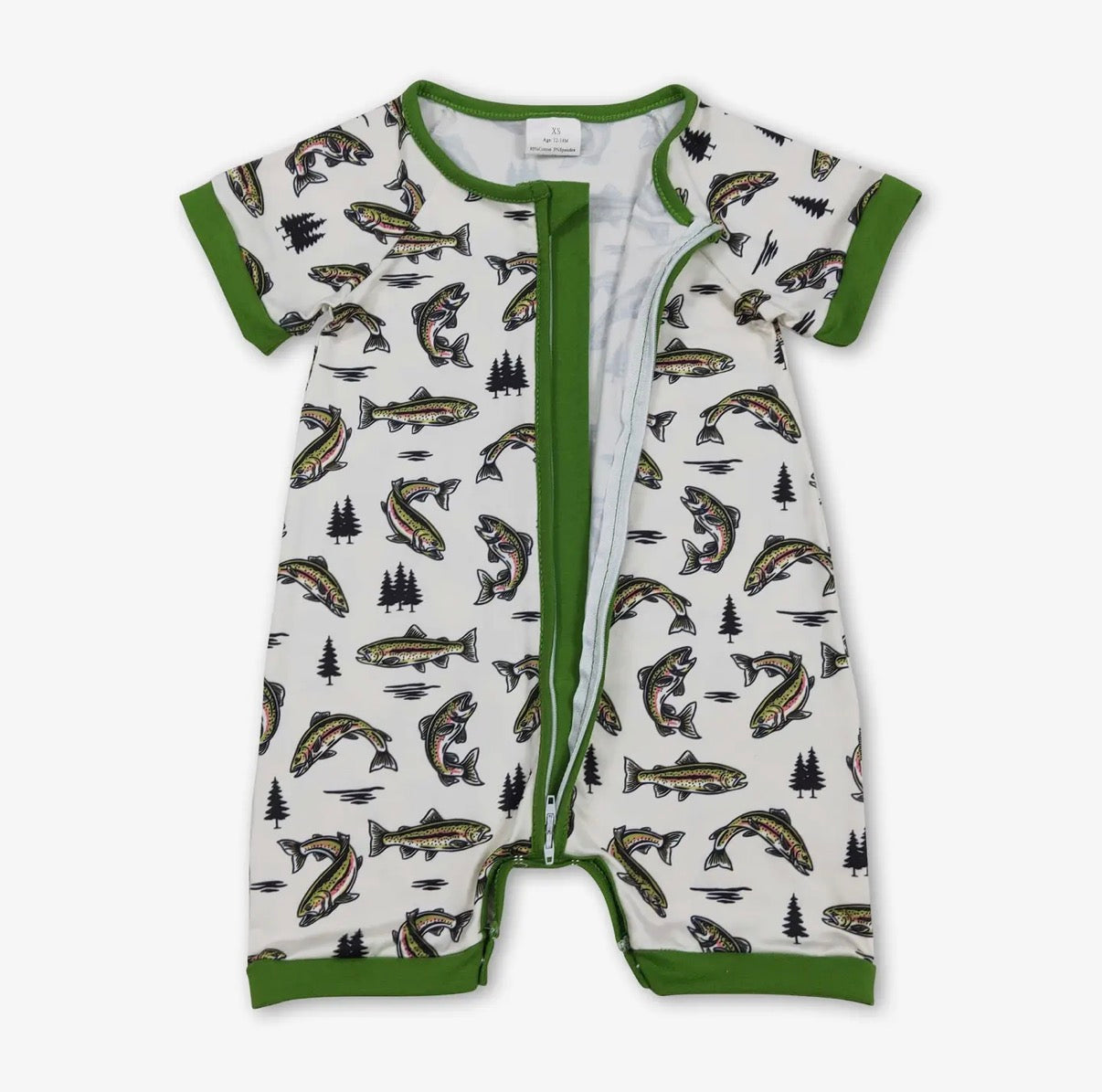 Let's Go Fishing Romper