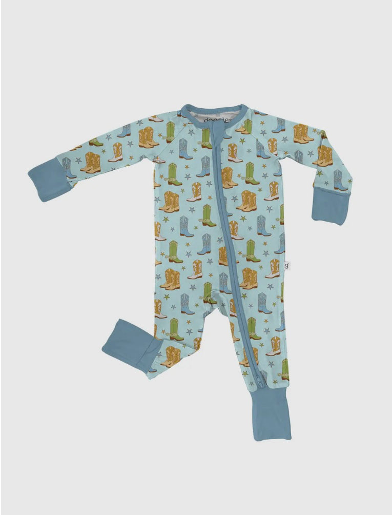 Cowboy Boots & Stars Onesie