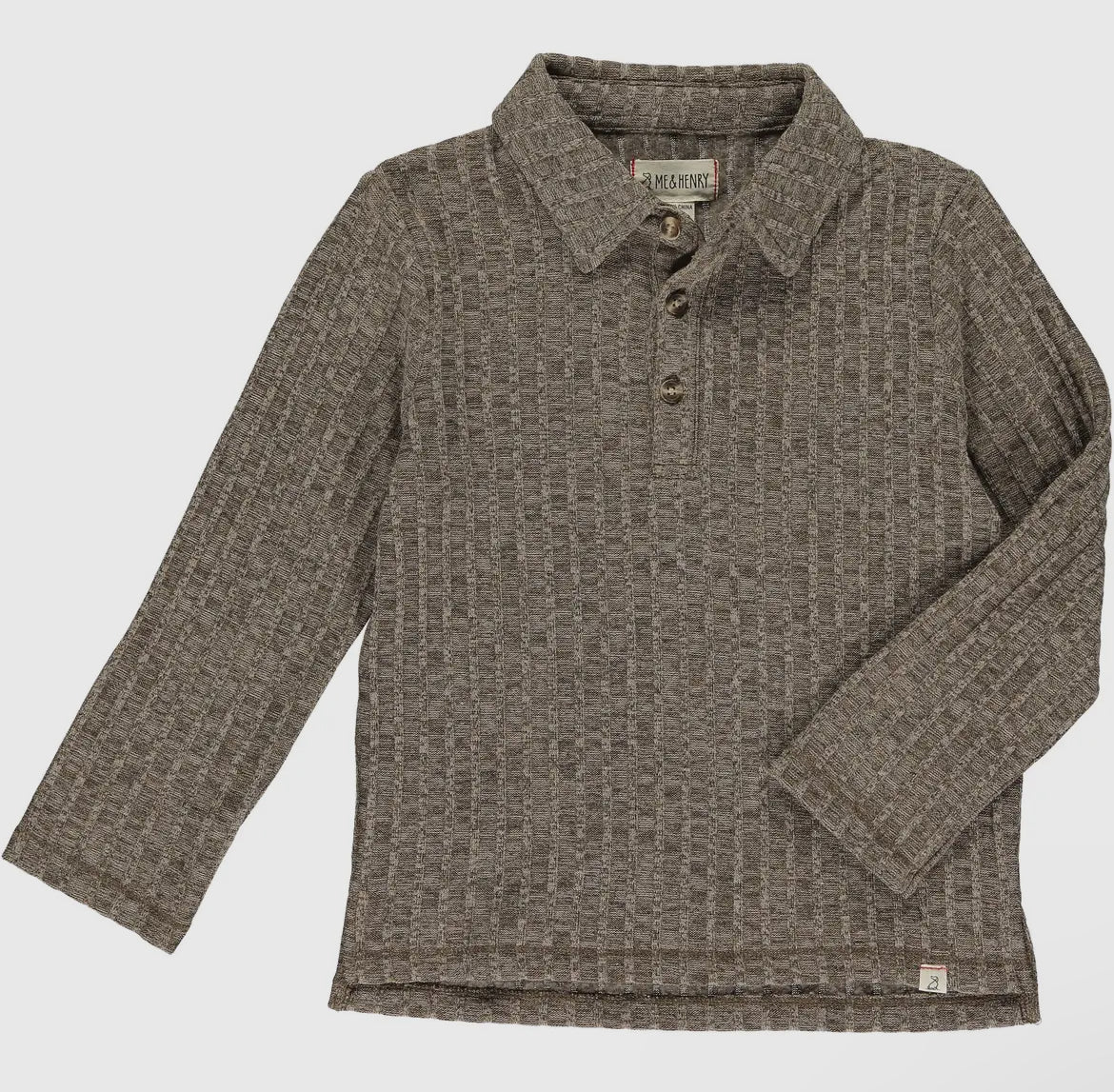 Beige Christian Knitted Polo