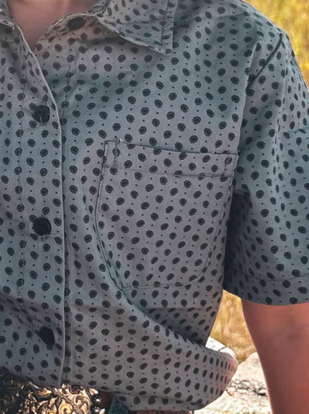 Concho Button Up Shirt