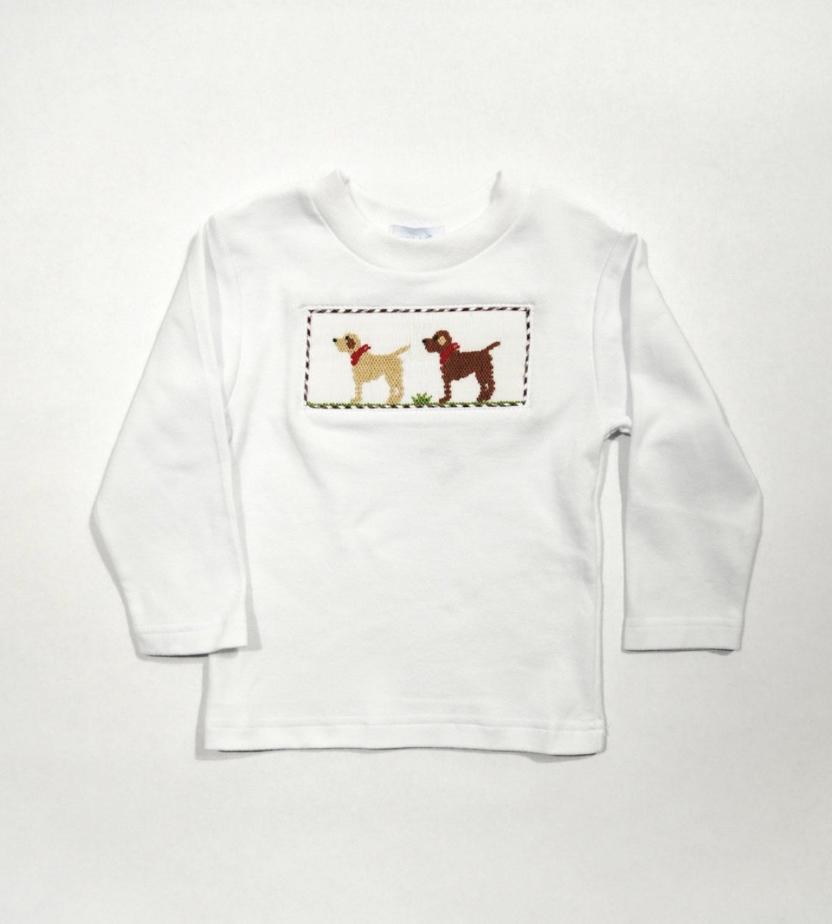Labrador Smocked Long Sleeve T-Shirt
