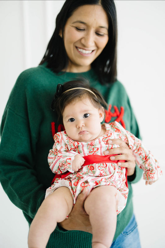 Christmas Peppermint Garland Bubble