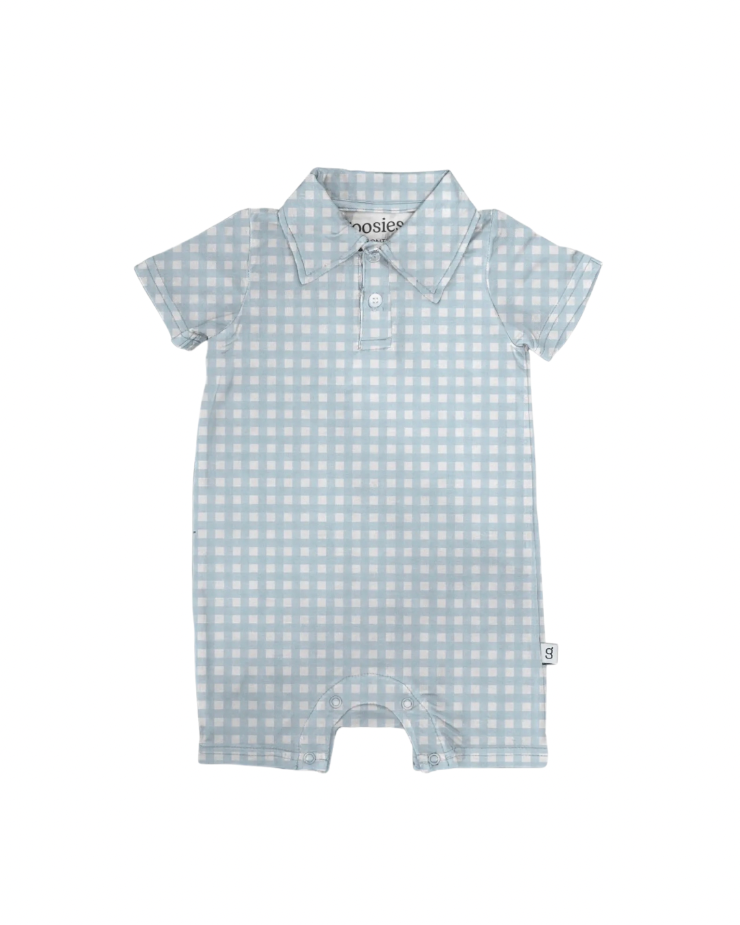 Blue Gingham Shortall