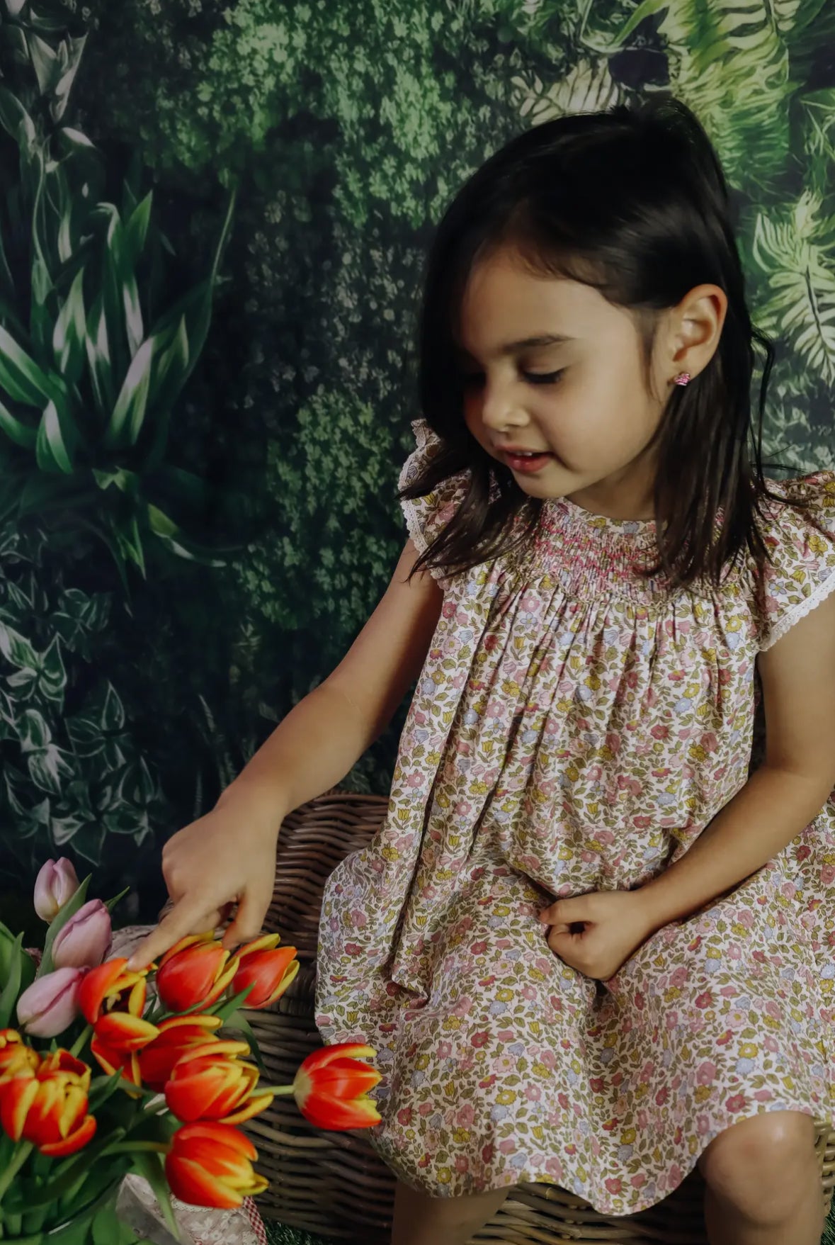 Kira Yellow Floral Dress