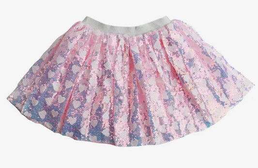 Pink Sparkle Heart Tutu