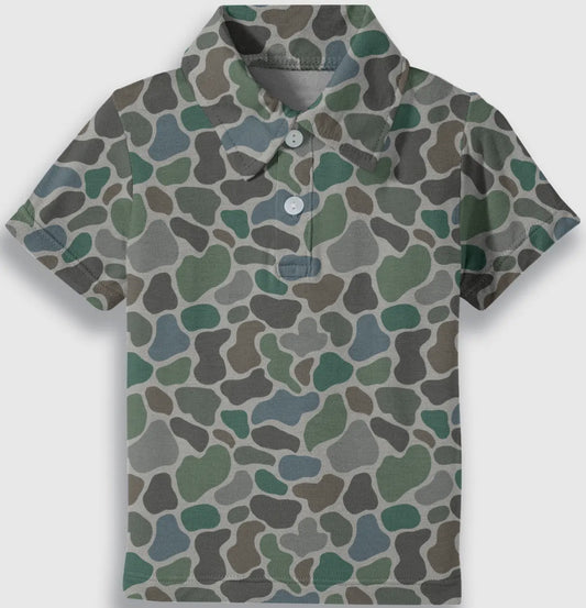 Pebble Camo Polo Shirt