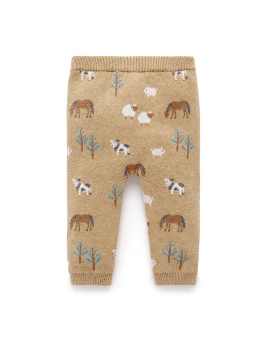 On The Farm- Jacquard Leggings