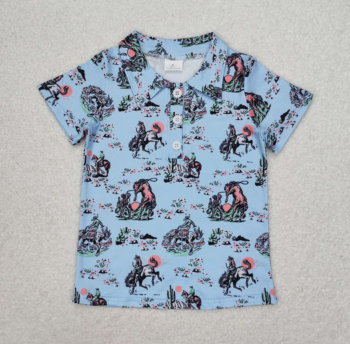 Western Rodeo Polo Shirt