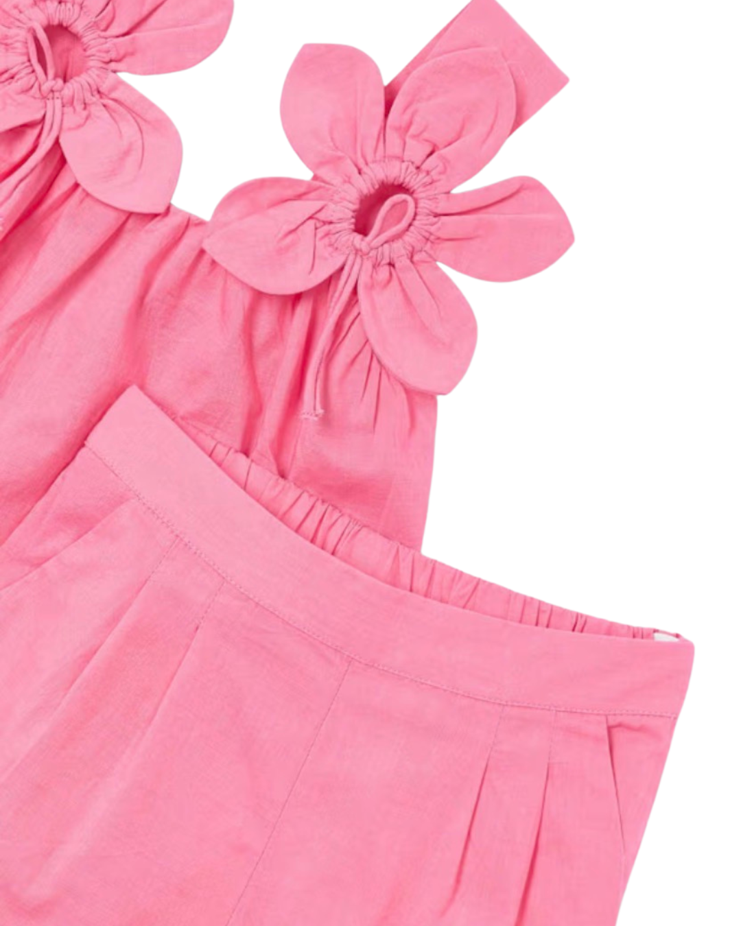 Geranium Flower Pants Set