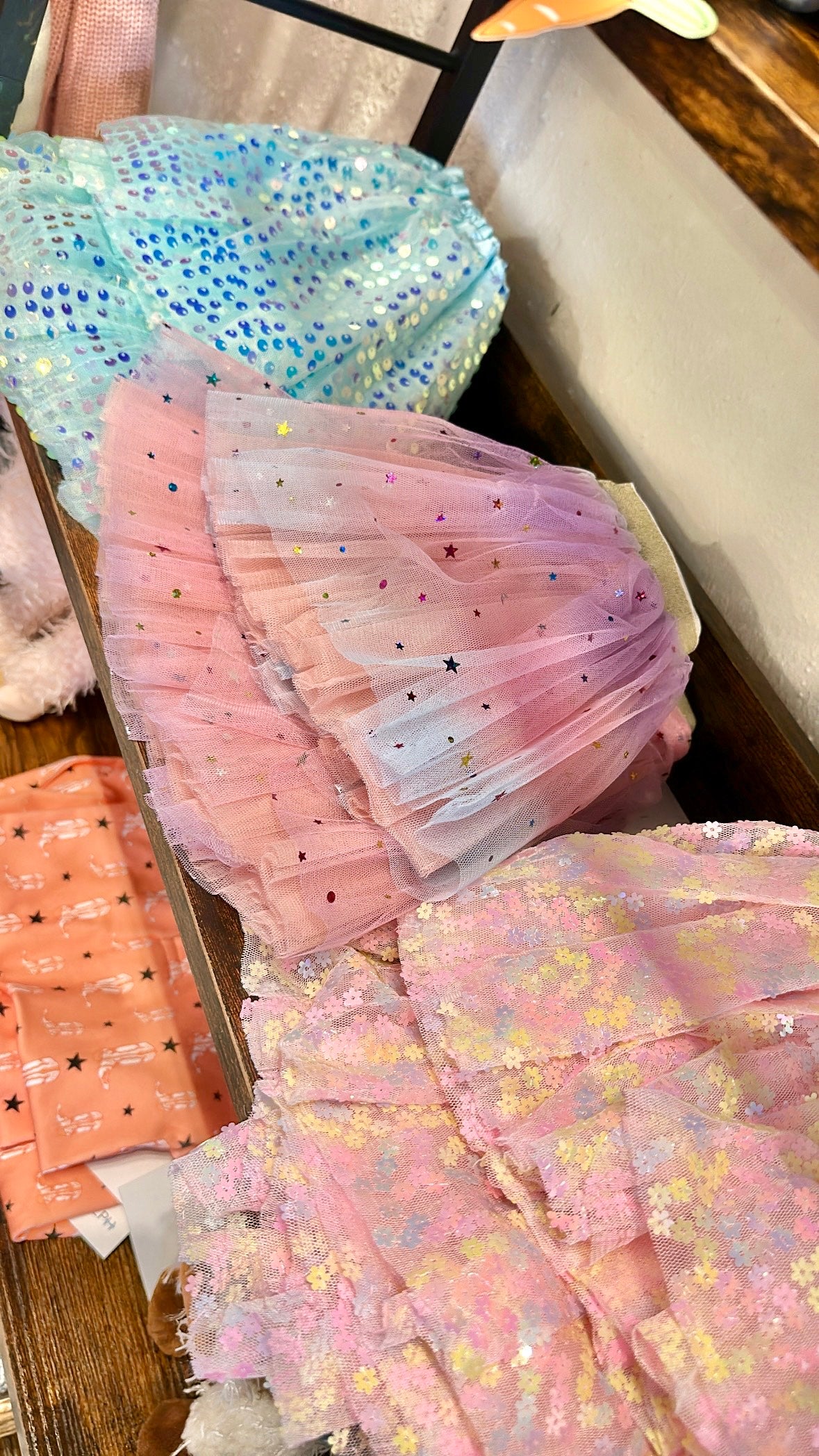 Cotton Candy Moon and Stars Tutu