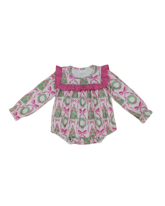 Christmas Wreath and Bows Bubble