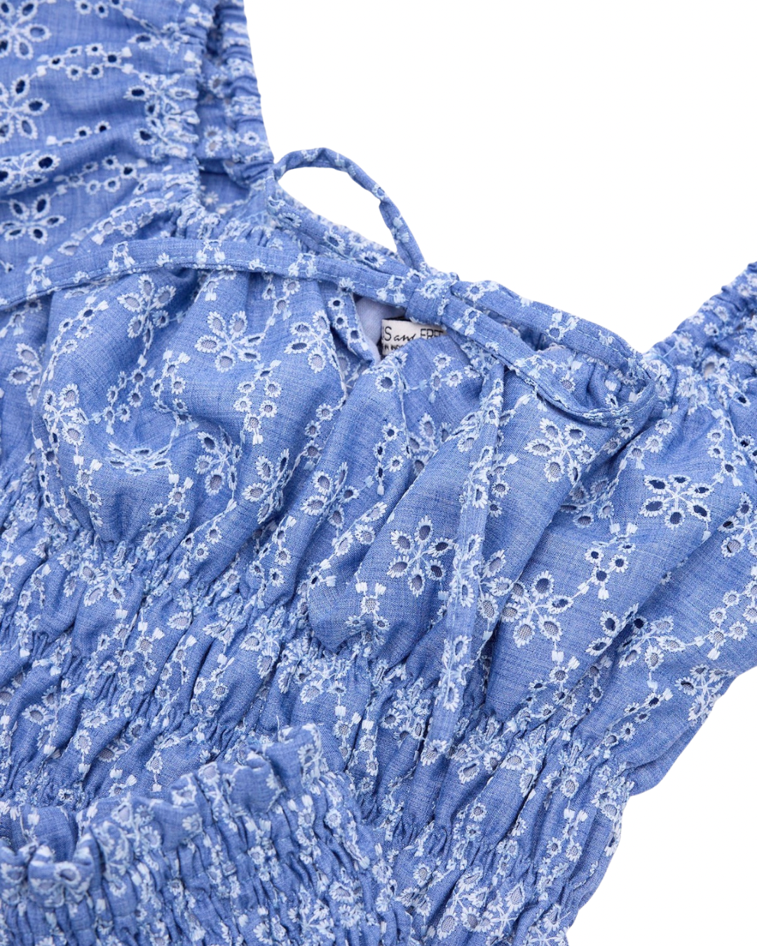 Poppi Set - Blue Denim Eyelet