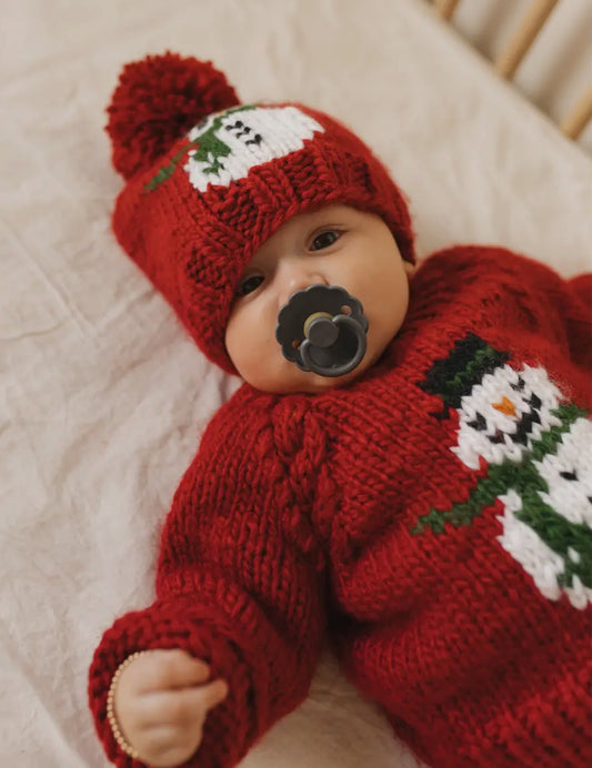 Frosty Snowman Ruby Sweater
