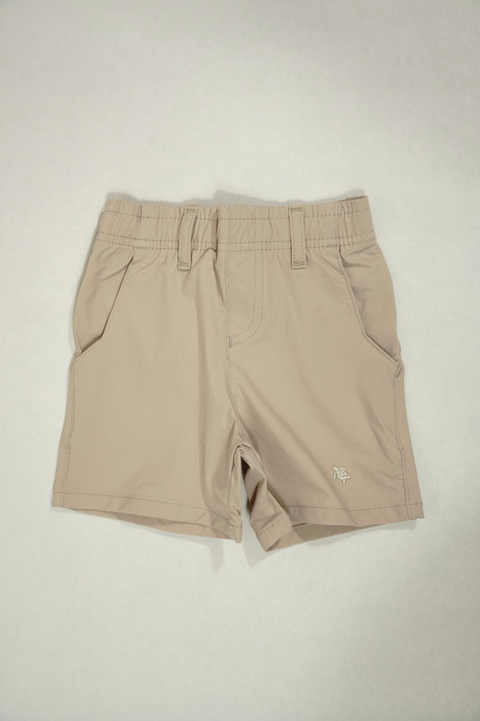 Stone Khaki-Dock Performance Short