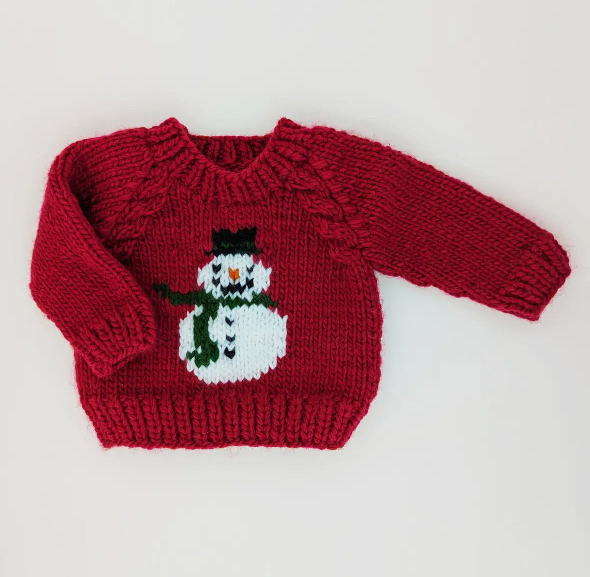 Frosty Snowman Ruby Sweater