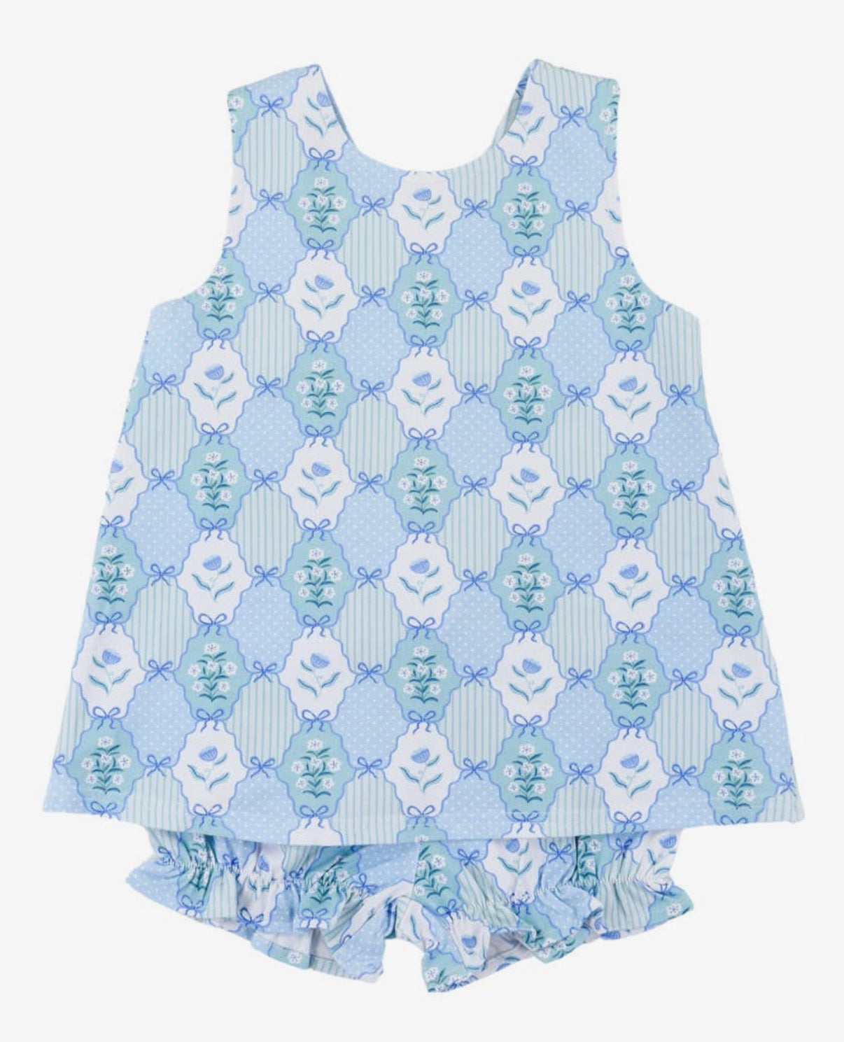 Floral Blues Crossover Set