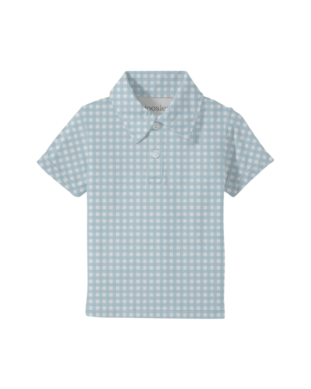 Blue Gingham Polo
