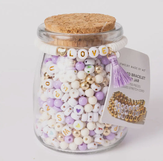 LOVE - Lavender Bead Jar