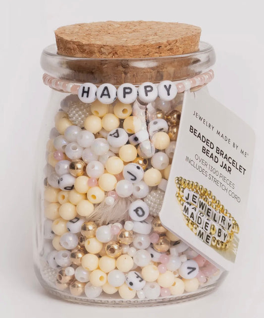 HAPPY- Round Letter Neutral Tone