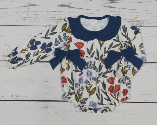 Navy Blossom Bubble